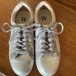 Snake print sneakers